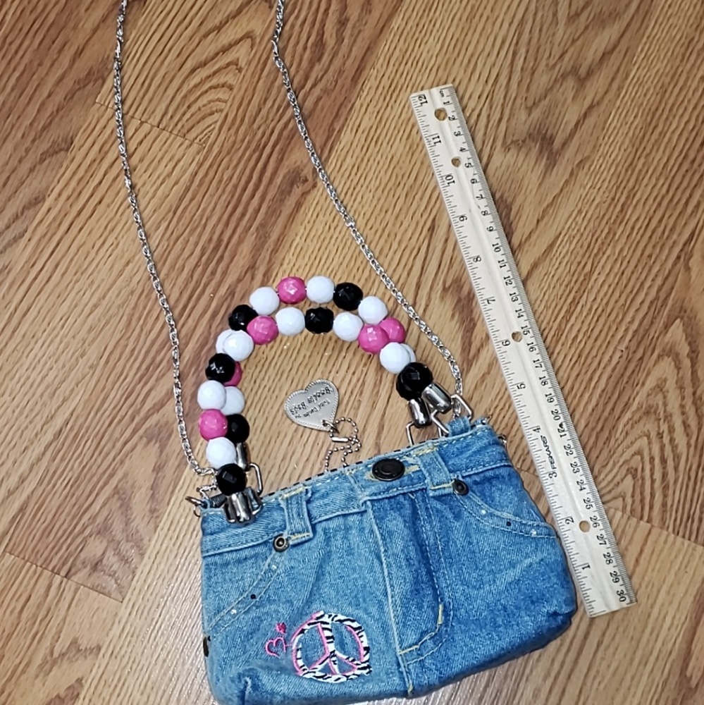 👛Mini Denim bootie bag